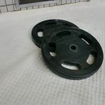 プレート IVANKO ラバー 10kg×2枚 20kg 28mm ダンベル バーベル イヴァンコ