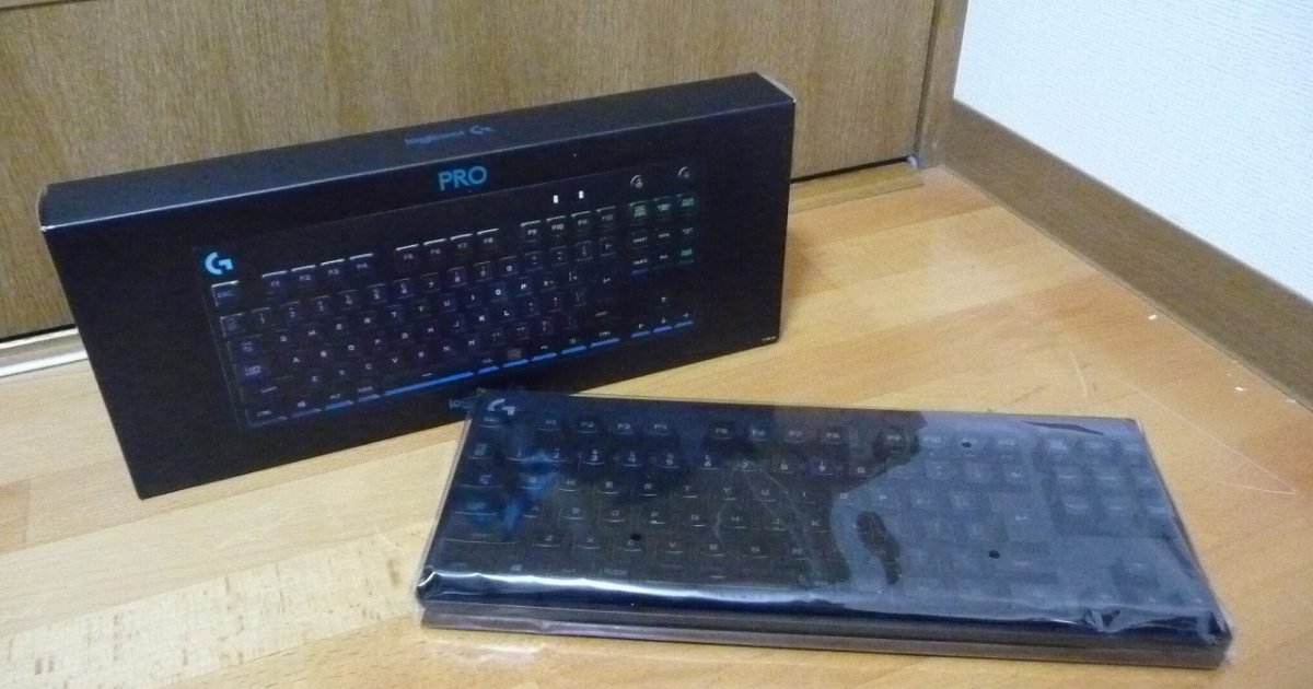 ゲーミングキーボード Logicool PRO ロジクール プロ キーボード USB Eスポーツ テンキーレス LIGHTSYNC
