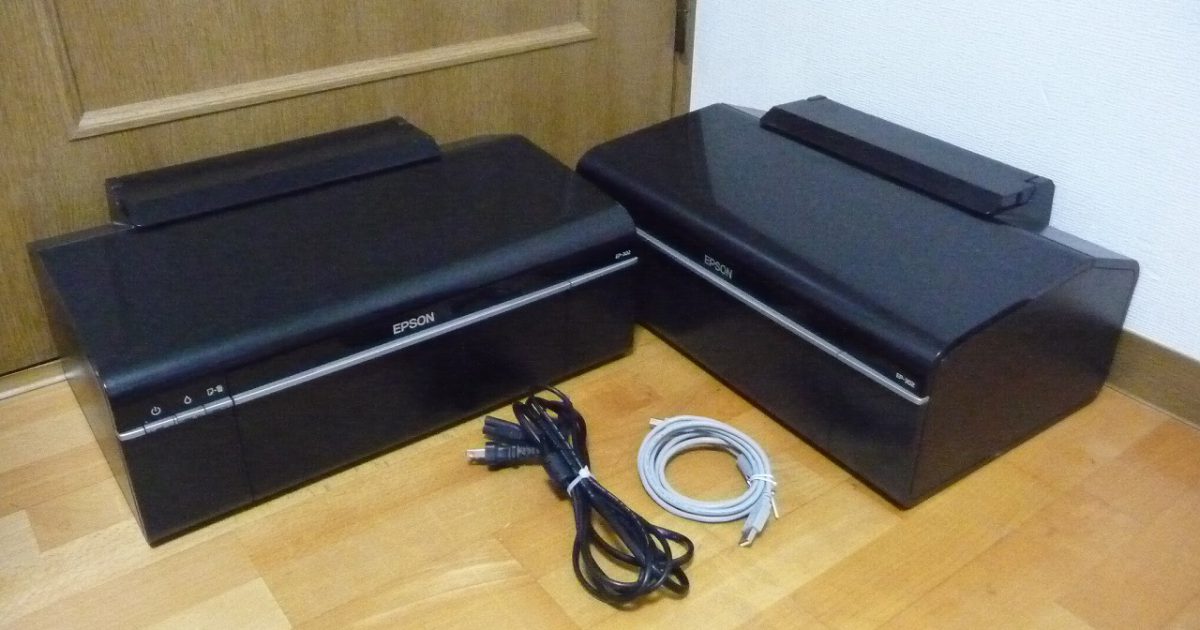 インクジェットプリンター EPSON EP-302 エプソン A4 2台セット 6色独立インク