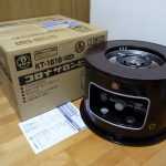 石油コンロ CORONA KT-1618 コロナ ストーブ サロンヒーター タンク一体式 2018年 煮炊き 停電時 災害時 木目