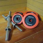 ダンベル iROTEC 2.5kg×5枚 1.25kg×4枚 シャフト×2本 約10kg×2個 アイロテック ラバー アイアン プレート 28mm