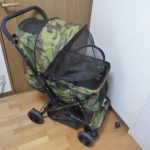 ペットカート Piccolo Cane PRIMO DG602-CAMO ピッコロカーネ プリモ 対面式 ペットストローラ 迷彩柄 レインカバー ペットバギー 4輪