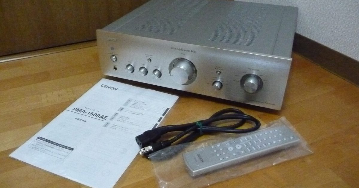 プリメインアンプ DENON PMA-1500AE デノン 説明書 リモコン RC-1022 付き