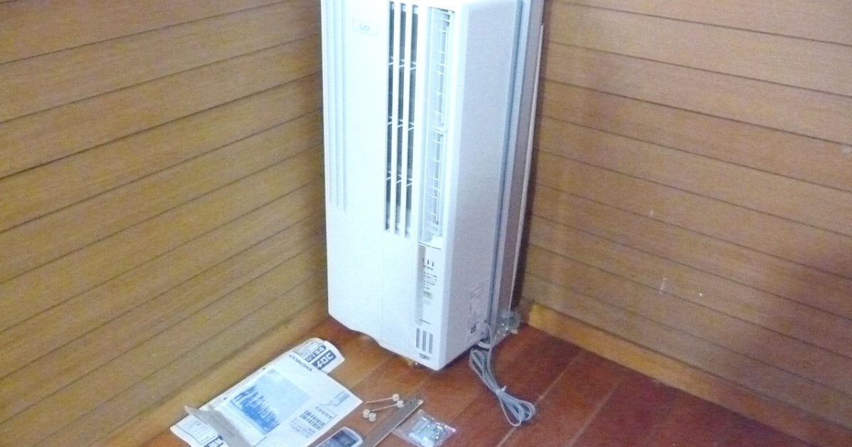 窓枠エアコン CORONA CW-FA1618 コロナ 冷蔵専用 マイナスイオン 脱臭 6畳 ウィンド ルーム 100V 2018年