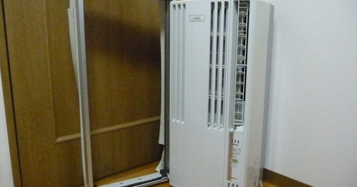 窓枠エアコン CORONA CW-A1615 コロナ 冷蔵専用 マイナスイオン 脱臭 除湿 6畳 ウィンド ルーム 100V