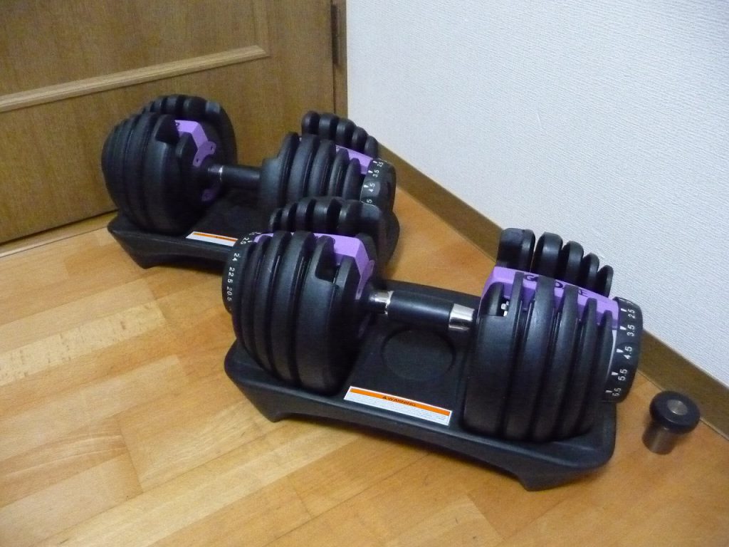 Amazon | GOLDAXE ダンベル 可変式 6kg×2 アジャスタブルダンベル 男女兼用 可変式ダンベル トレーニング [XH736R-2]  | DWSUPERIOR | ダンベル・アレー