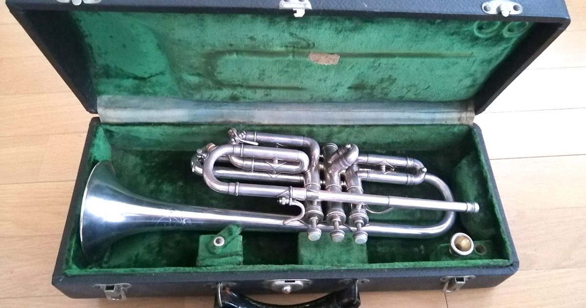 コルネット FRANK HOLTON & Co. ELKHORN WISC H-C フランク ホルトン ハードケース 付き トランペット