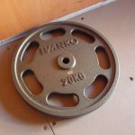プレート IVANKO 20kg 28mm アイアン ダンベル バーベル イヴァンコ 筋トレ