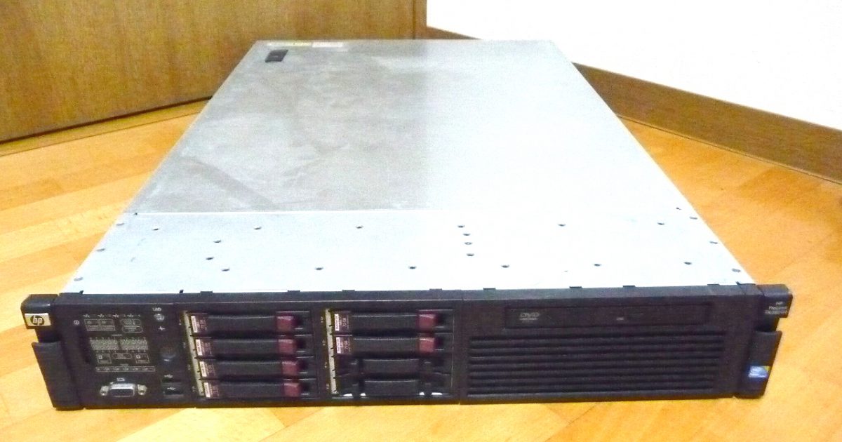ラックマウントサーバー HP PROLIANT DL380 G6 Windows Server 2012 XEON E5530 6144MB 72GB×6 ヒューレットパッカード