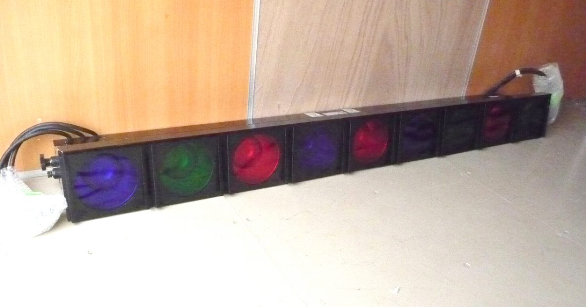舞台照明 National NQ37011KZ 舞台演出用 据置取付型 白熱灯 ロアーホリゾントライト 90W×9灯用 3回路用