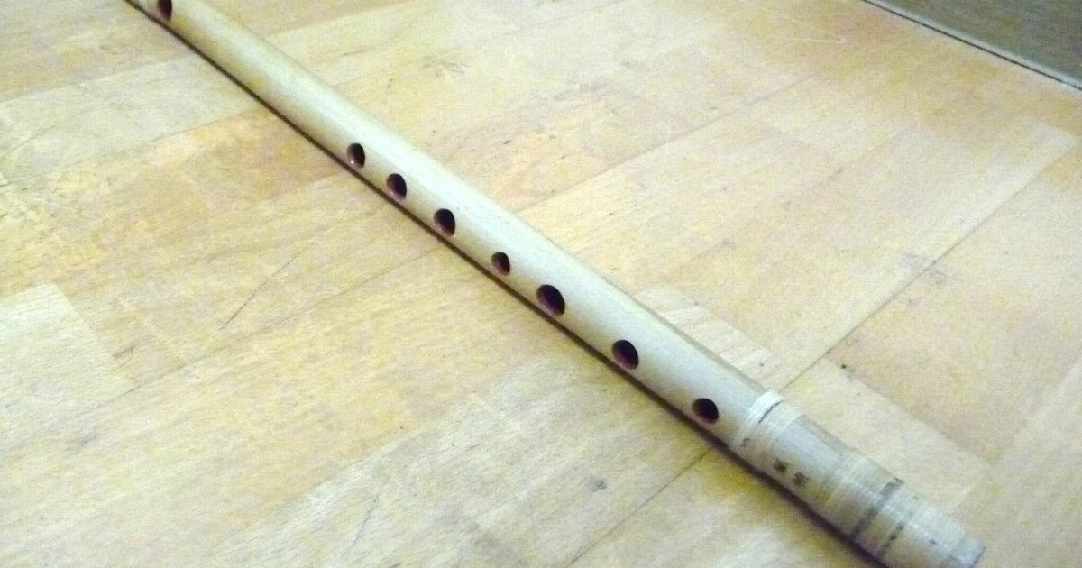 篠笛 蘭情 蘭照 六本調子 約44cm