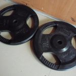 ラバープレート BODYMAKER 10kg×2枚 合計20kg 28mm ボディメーカー ダンベル バーベル 筋トレ