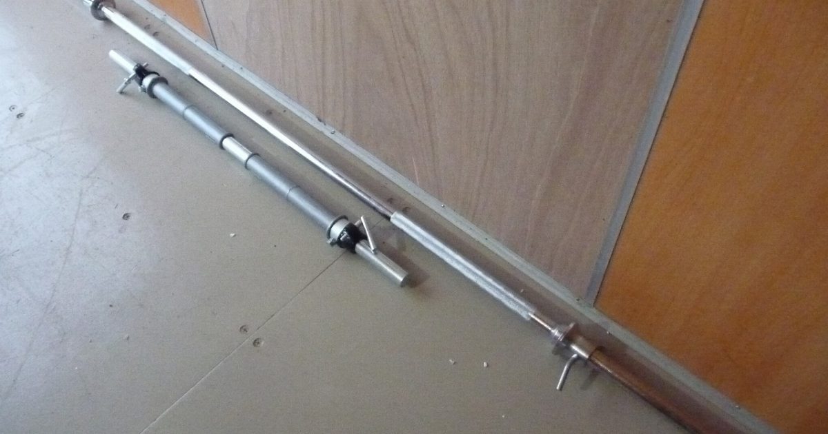 バーベルシャフト 200cm 90cm 28mm 2本セット