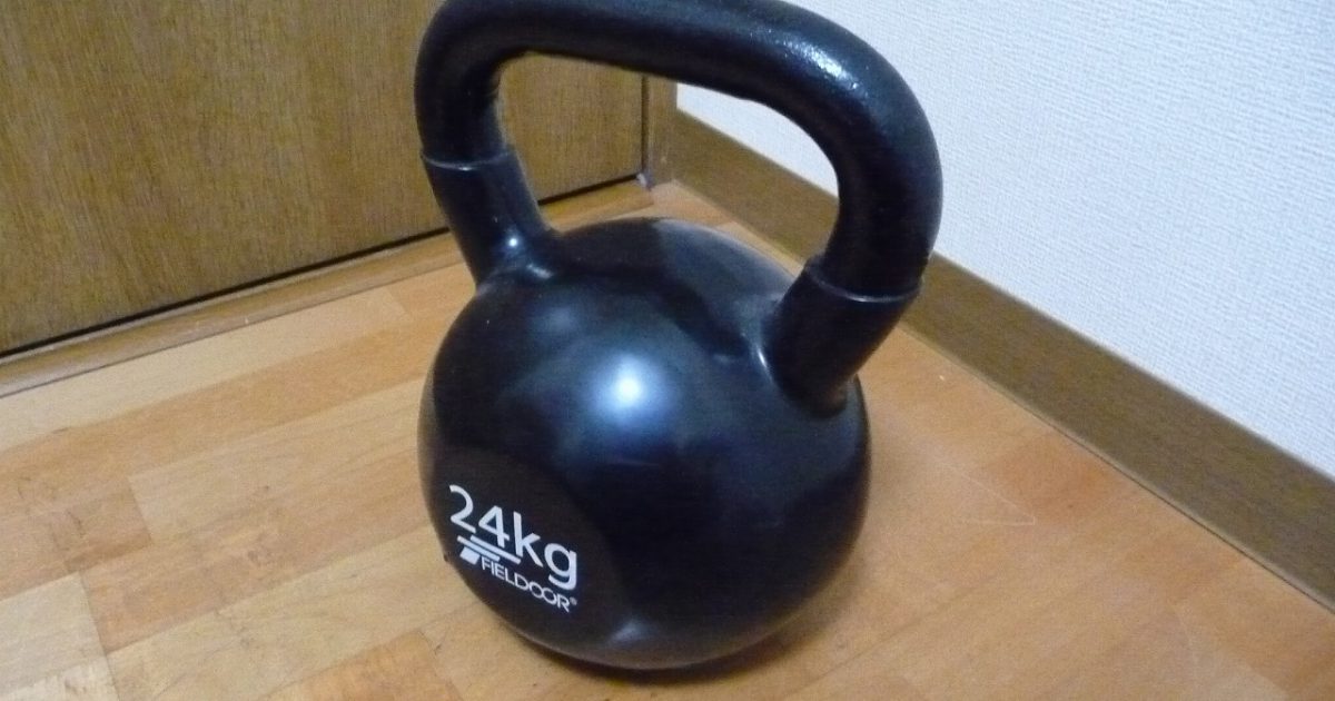 ケトルベル FIELDOOR 24kg フィールドア ラバー 筋トレ ダンベル