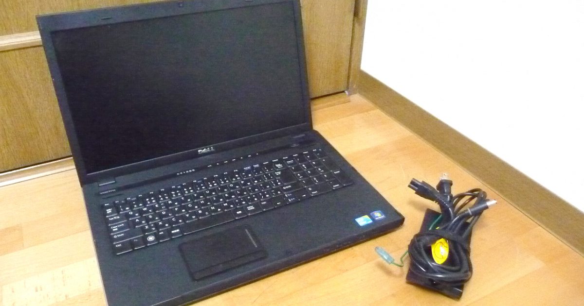 ノートパソコン DELL Vostro 3700 Window7 Core i3 M370 メモリ3GB 256GB DVD RW 17.3インチ テンキー デル