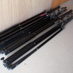 ランカースタンド マスタースタンド ライトスタンド Manfrotto 004JB 005JB 1004BAC LS-B2320Y 4本セット マンフロット 三脚 アルミ