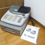 電子レジスター CASIO TE-2000 DL-1209 カシオ 説明書有り