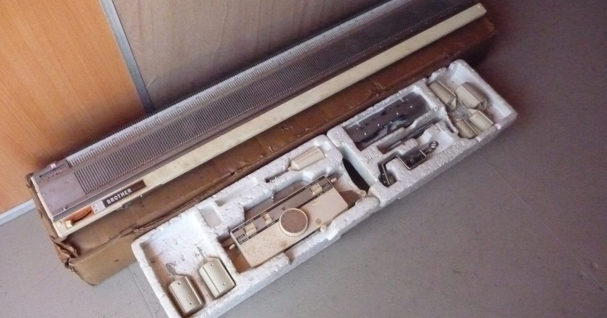 ゴム編み機 BROTHER KR-830 ブラザー 元箱あり 編機 手工芸 ハンドクラフト