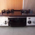 ガスコンロ Paloma caferi IC-33BB-R パロマ プロパン LPG LPガス ガステーブル ガスレンジ ガス台 水有り片面焼き