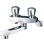 浴室用水栓 TOTO TMH20-2A20 壁付きタイプ 2ハンドル 標準170mmスパウト ニューウエーブシリーズ 一般地 寒冷地共用