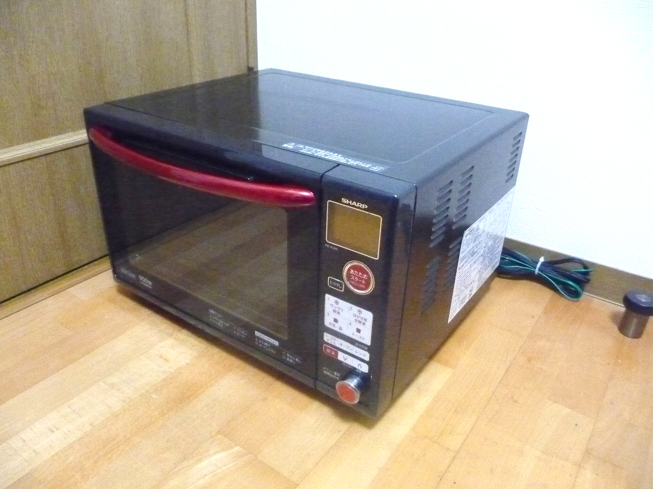 【ジャンク品】電子オーブンレンジ/RE-K200-R オーブンレンジ SHARP RE-K200-R シャープ 電子レンジ 20L