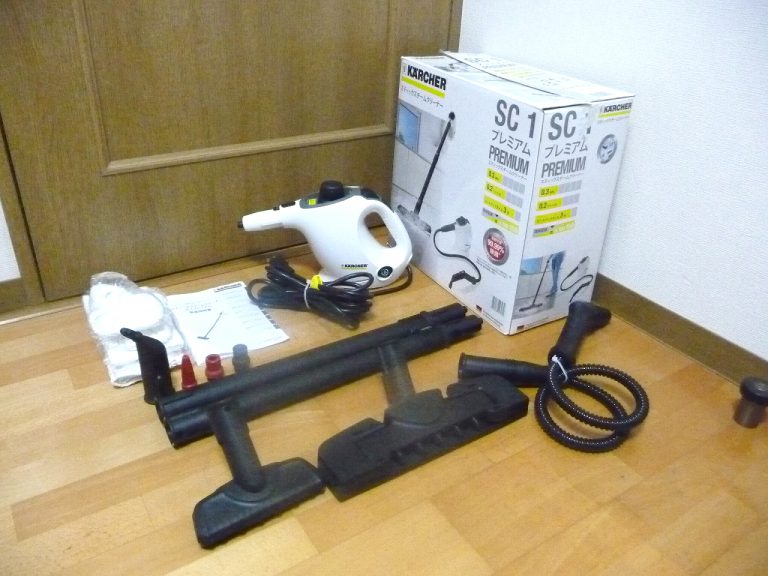 スチームクリーナー KARCHER SC1 1.516-245.0 PREMIUM ケルヒャー プレミアム スティックタイプ ハンディ 家庭用 ホワイト系