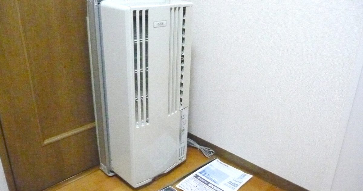 窓枠エアコン CORONA CW-A1613 コロナ ウィンドエアコン 4～6畳 マイナスイオン 冷房 クーラー 窓コン