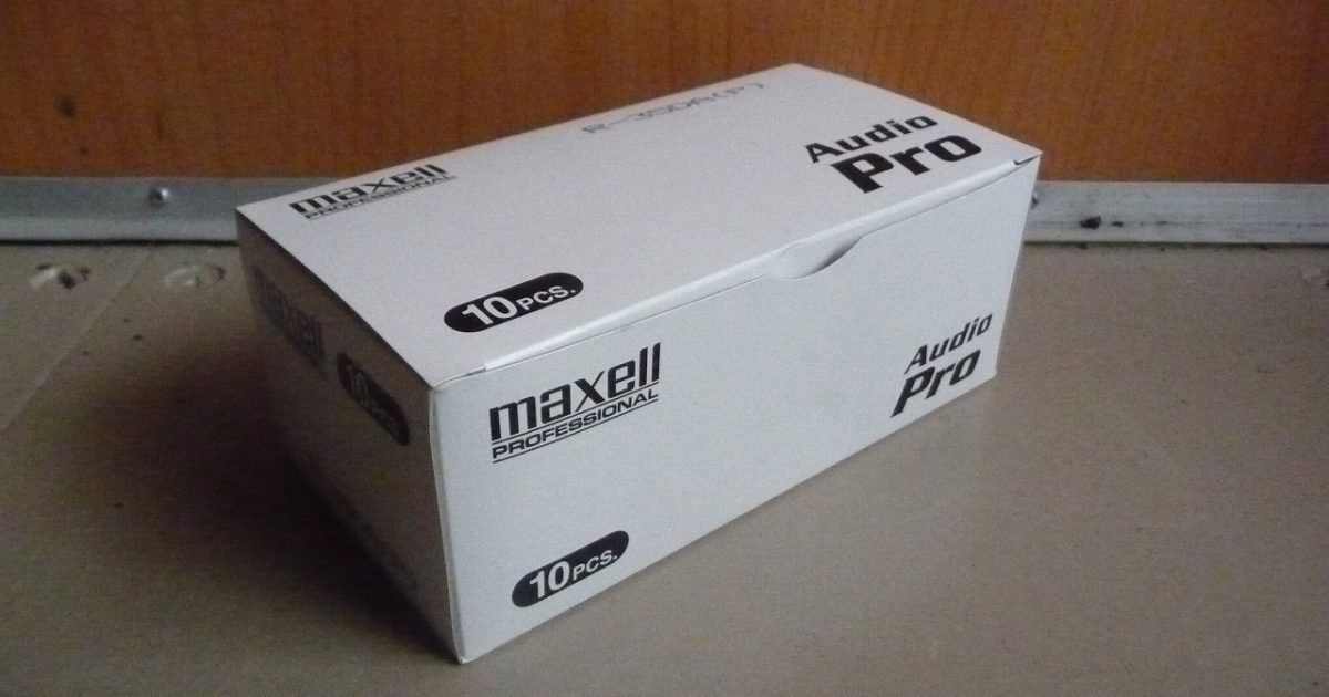 DATテープ MAXELL R-35DA Audio Pro マクセル プロフェッショナル デジタル オーディオ テープ CERTIFIED 10本セット