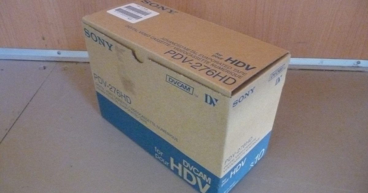 DVCAM SONY PDV-276HD ソニー HDV DV 276分 184分 業務用 ビデオカセットテープ デジタル 業務用 録画 7本セット