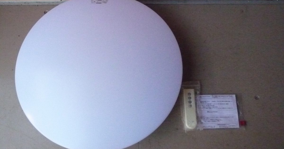 LED シーリングライト DOSHISHA WY-CF06D ドウシシャ 6畳用 昼光色 照明器具 リモコン付き