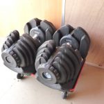 アジャスタブルダンベル MRG 40kg×2個 80kg セット ペア ダイヤル式 可変式 ダンベル 筋トレ エムアールジー
