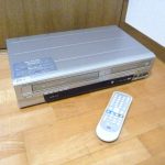 DVDレコーダー VHSビデオデッキ DXアンテナ DVR-120V 一体型 リモコン付き NB600