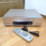 S-VHS DV ダブルビデオデッキ SONY WV-DR7 ソニー i.LINK BSチューナー内蔵 リモコン付属 RMT-V289A 2001年