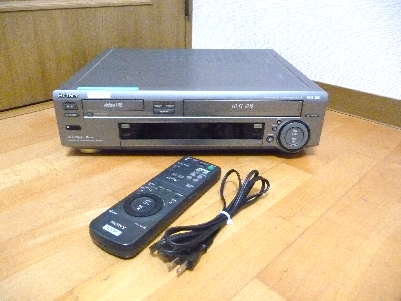 SONY WV-H5 VHSハイファイ／ステレオハイエイトビデオデッキ