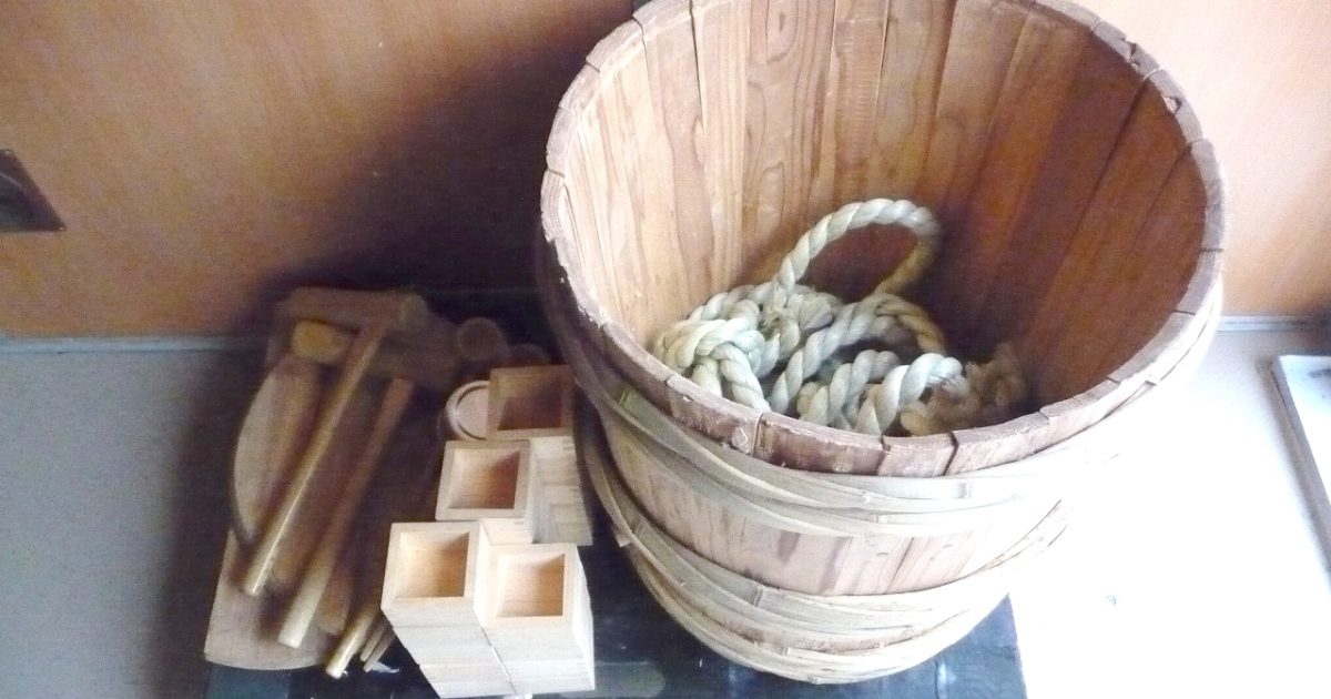鏡割り 鏡開き セット 枡 綱 柄杓 小槌 木樽