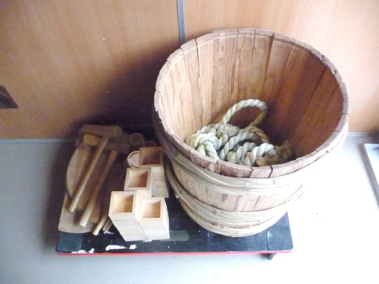 鏡割り 鏡開き セット 枡 綱 柄杓 小槌 木樽