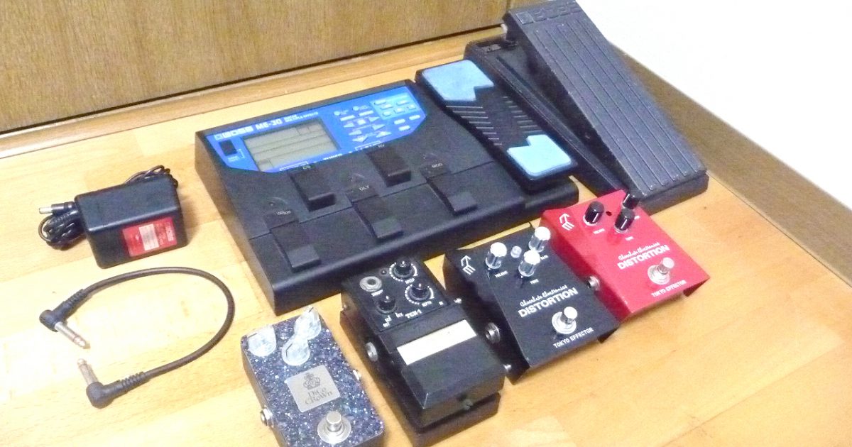 エフェクター ペダル セット BOSS TOKYO EFFECTOR ME-30 TCH-1 DISTORTION FV-300H nico CROWN マルチエフェクター ディストーション