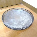 お盆 ALPHA PLATE chasco アルファプレート カスコ トレイ イギリス 英国 アンティーク
