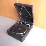 蓄音機 Columbia MODEL No.203 コロンビア ポータブル レコードプレーヤー viva-tonal Grafonila