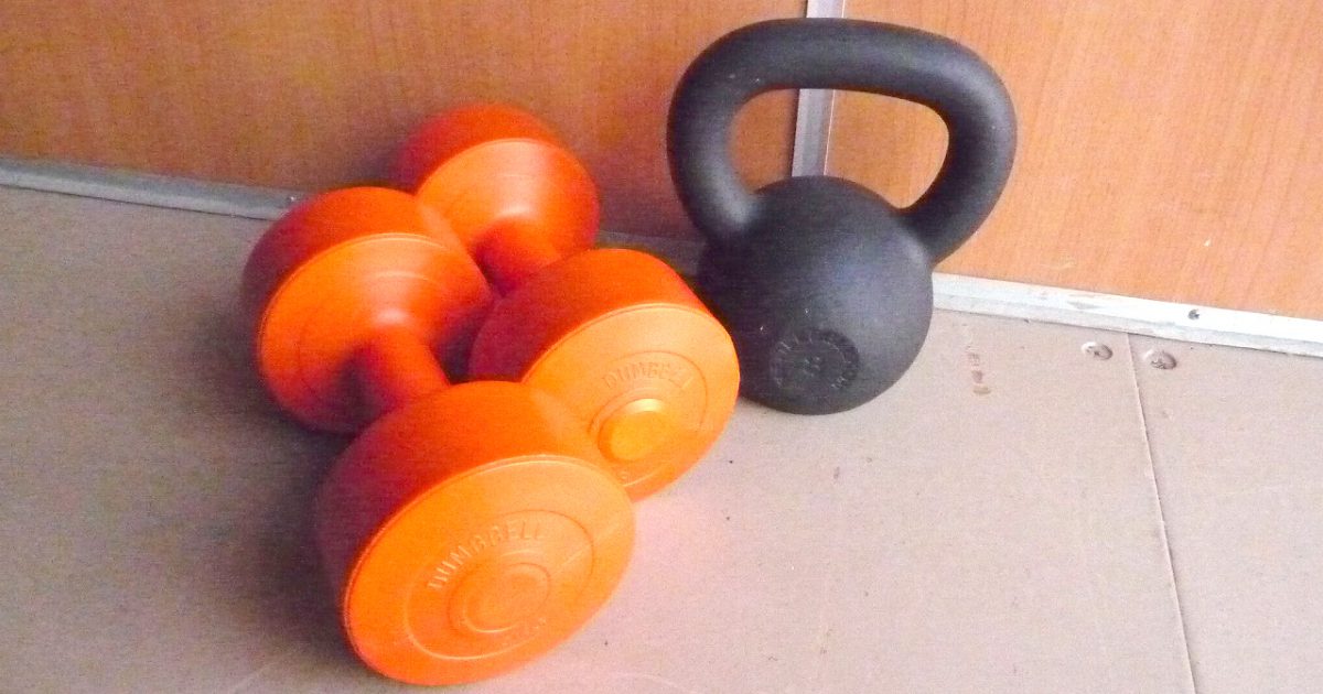ケトルベル ダンベル セット KETTLEBELLKON STANDARD 8kg ケトルベル魂 ダンベル 3kg 2個 オレンジ
