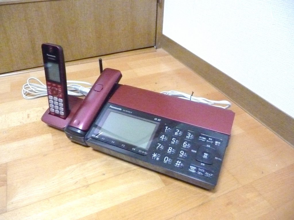 PanasonicパナソニックFAXファックス電話子機KX-FKD506-W1⓷
