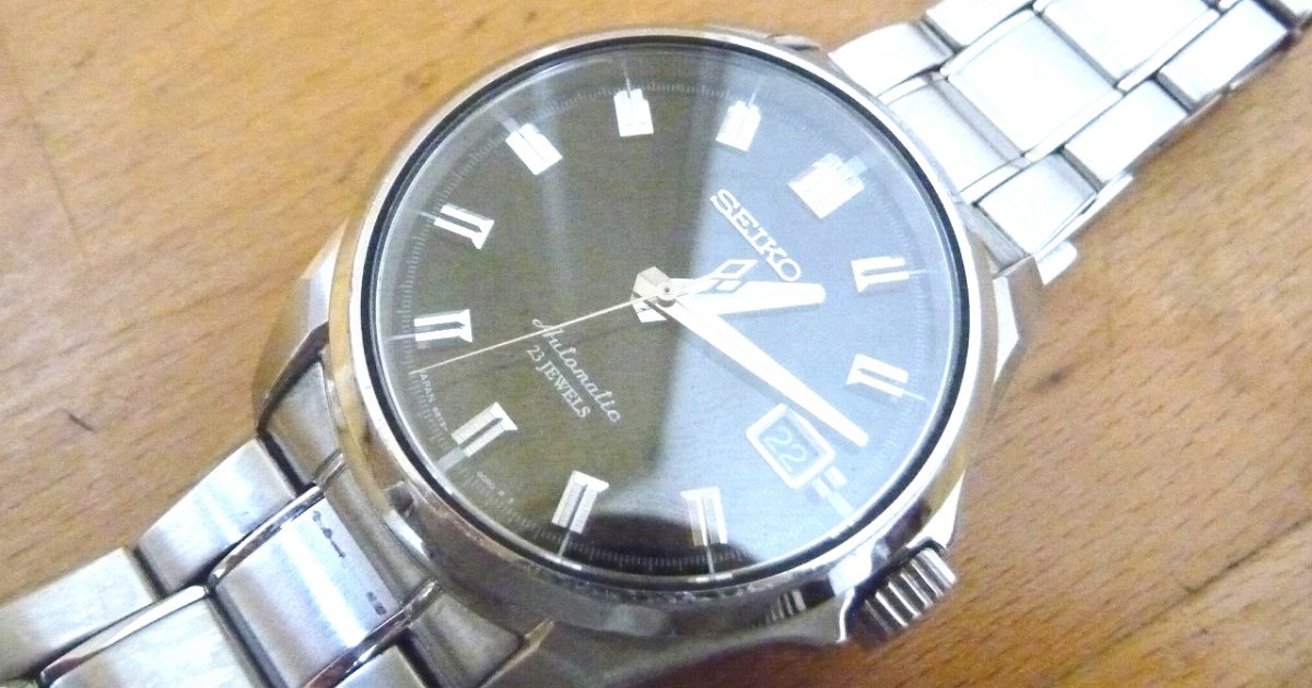 SEIKO セイコー メカニカル 6R15-00H0 自動巻 ブラック 動作品