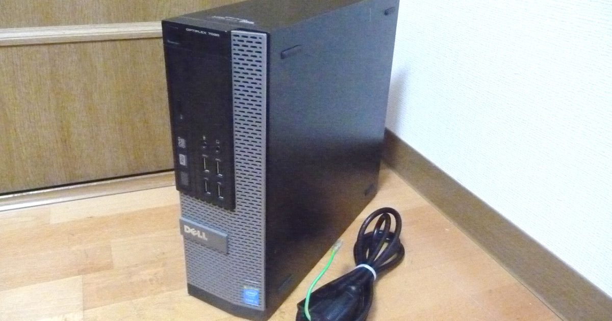 デスクトップパソコン DELL OPTIPLEX 7020 Win 10 Pro Core i5-4590 3.30GHz メモリ 16GB HDD 500GB DVD-RW デル スリムタワー