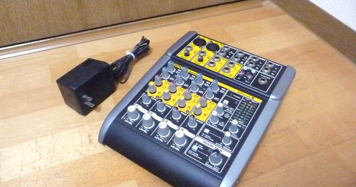 ミキサー TAPCO BY MACKIE Blend 6 タプコ マッキー 6チャンネル ハイクオリティ低ノイズ マイクプリアンプ搭載