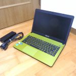 ノートパソコン ASUS X401A エイスース 14型 Intel Pentium CPU B970 2.30GHz メモリ4GB グリーン