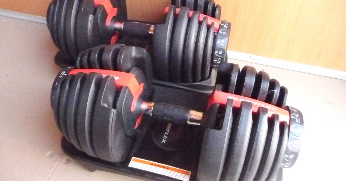 アジャスタブルダンベル Bowflex 2.5～24kg 2個 セット 合計48kg Select tech 552 ボウフレックス ダイヤル 可変式