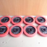 プレート iROTEC アイロテック 28mm ラバー アイアン プレート 2.5kg×8枚 バーベル ダンベル 20kg 筋トレ トレーニング