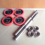 ダンベル iROTEC 1.25kg×4枚 シャフト×2本 約10kg×2個 アイロテック ラバー アイアン プレート 28mm
