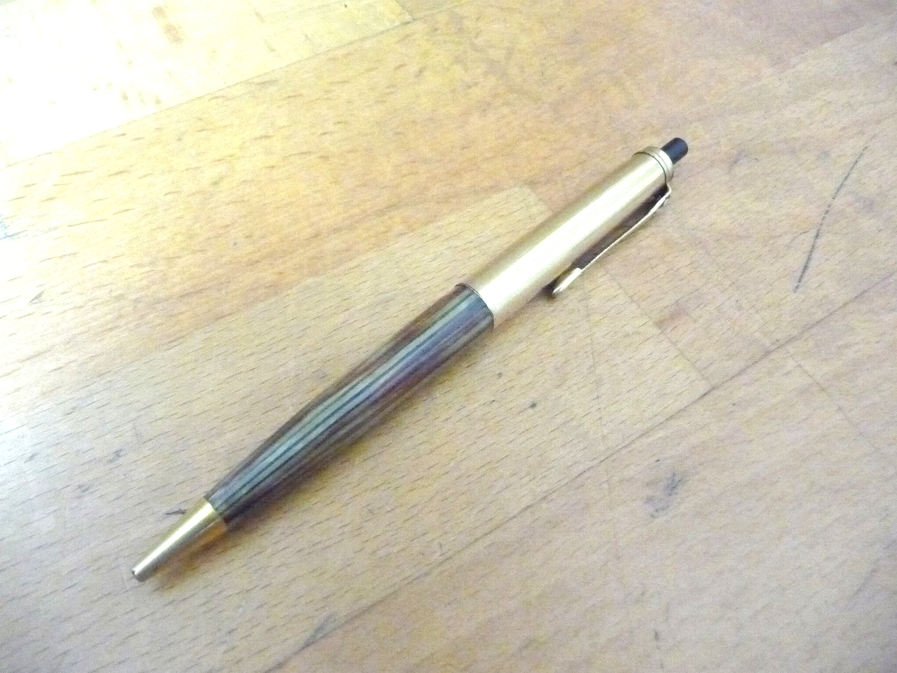 ボールペン PELIKAN 555 GERMANY ROLLED GOLD DOUBLE L ペリカン