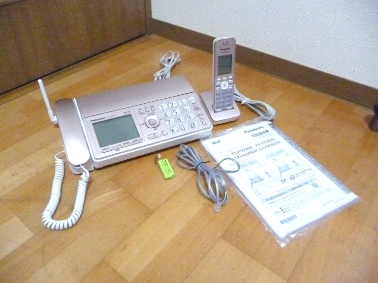 FAX Panasonic KX-PZ300DL-N KX-FKD506-N1 パナソニック おたっくす ファックス 電話機 子機1台 普通紙 A4